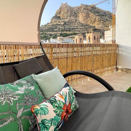 La Terraza. Vistas Al Castillo A 1 Min. De La Playa Alicante Buitenkant foto